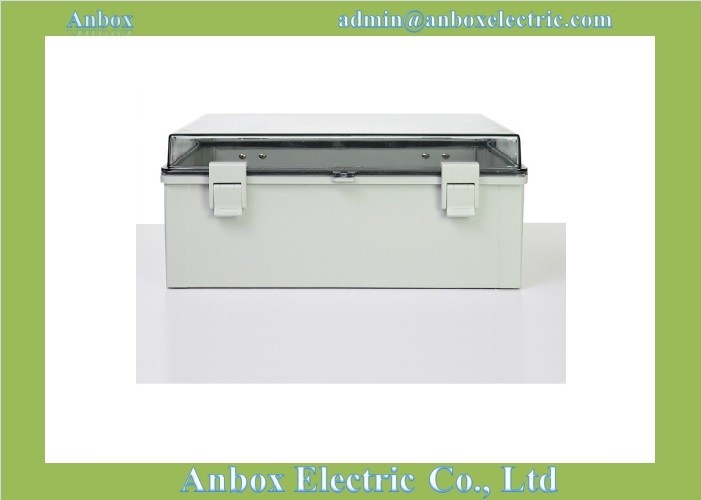 China 400x300x170mm ip66 PC clear switch box with lock wholesale