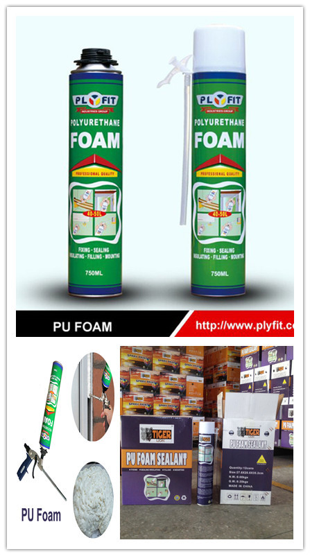 China Fire Retardant polyurethane 750ml PU Foam Spray For Gap Filler wholesale