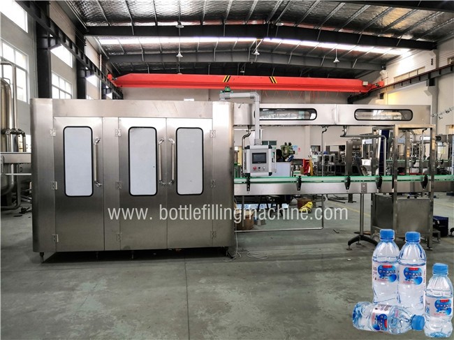 China Fully Automatic Bottled Water Filling Line , Water Bottling Equipment Production Line wholesale