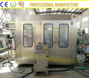China Pure / Mineral Water Bottling Machine , PLC Program Control Small Scale Water Bottling Plant wholesale