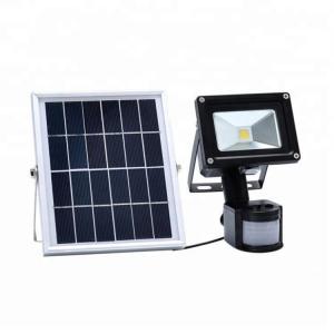 China PIR Sensor/Motion Sensor Waterproof IP65 10w 20w 30w 50w Outdoor Aluminium Solar Led Flood Light SFLE wholesale