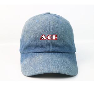 China Personalized Custom Design Denim Baseball Hats / 6 Panel Washed Plain Dad Cap wholesale