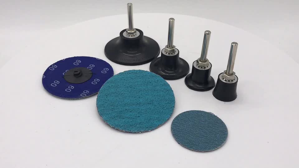 China Polishing Roloc Sanding Disc  For Grinder 36 Grit , 3m Green Roloc Disc Zirconia wholesale