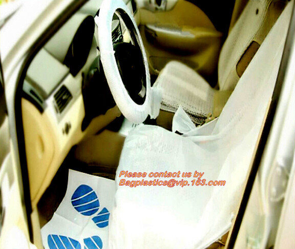 China Nylon seat cover Reusable seat cover car seats Steering wheel cover foil Disposable car carpet cover Disposable seat cov wholesale