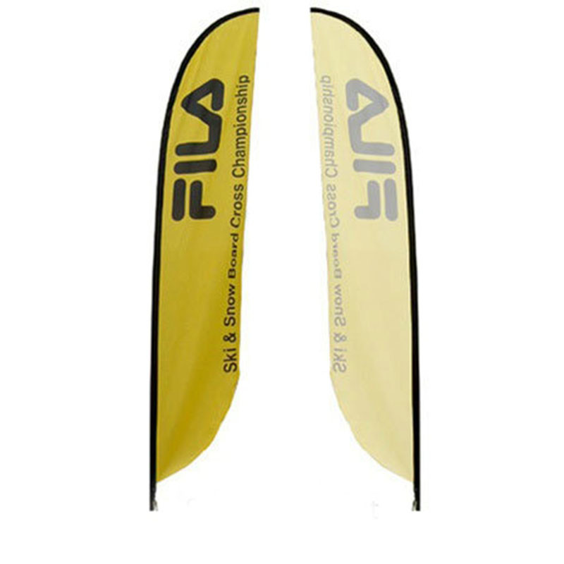 China Teardrop beach Feather Flag Banners for outdoor and indoor advertising wholesale