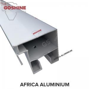 China anodized / powder coated black aluminium alloy extrusion profile for south africa wholesale