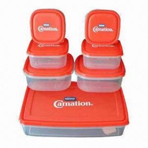 China PP Food Storage Box Set, Available in Various Sizes and Colors, BPA-free, FDA/EN 71 Certified wholesale
