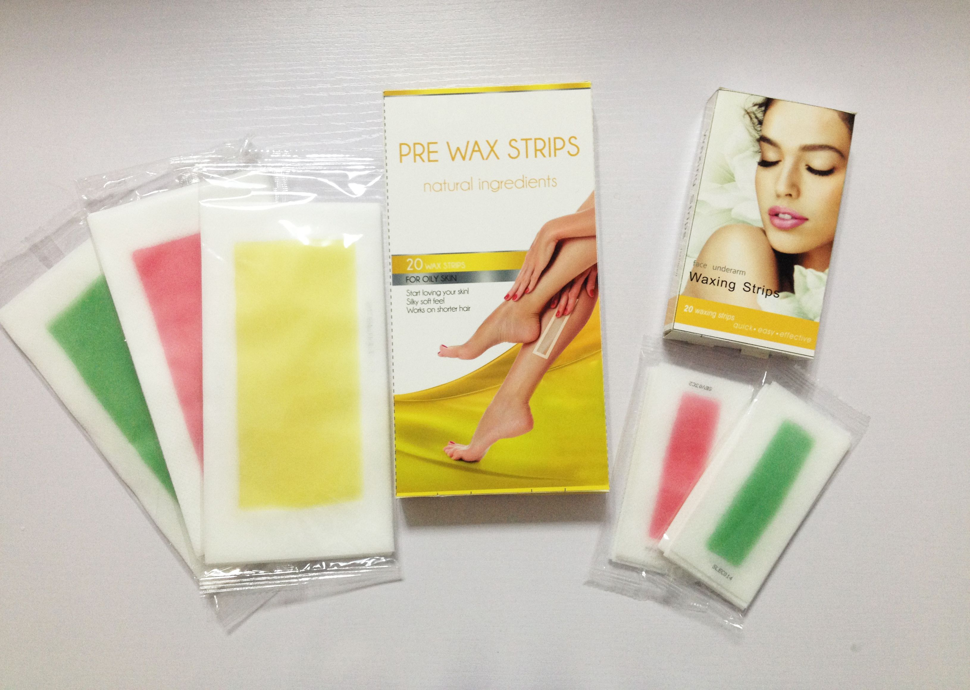 China Ready-to-use Cold Wax Strips Disposable Wax Strips Body Use Wax Strips wholesale