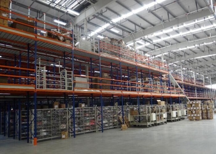China Warehouse Mezzanine Racking System , Steel Industrial Shelving Systems wholesale