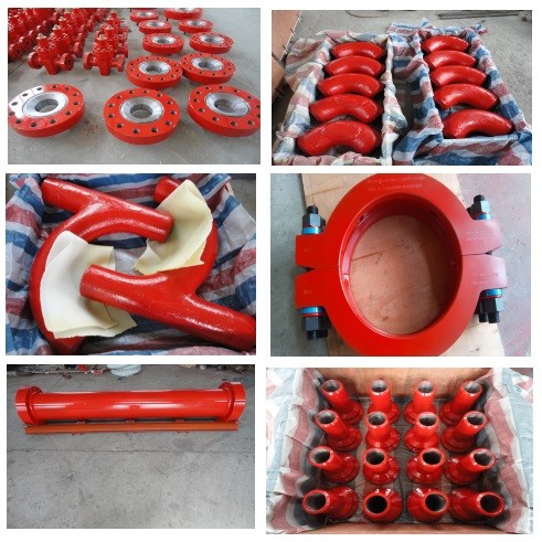 China API SPEC Petroleum Equipment /wellhead/Dual Studded Flanges/elbow/Space Flange/clamp/HUB OVER/Studs wholesale