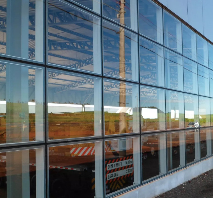 Buy cheap Hidden Frame Aluminum Curtain Walls For Office Building from wholesalers