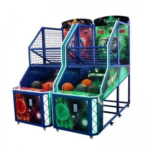 China Fancy Shooting Street Basketball Arcade Game Machine  Orange Green Blue Color  wholesale