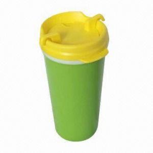 China Double-walled Cup, Made of Plastic, BPA-free, Suitable for Promotional and Gift Purposes wholesale