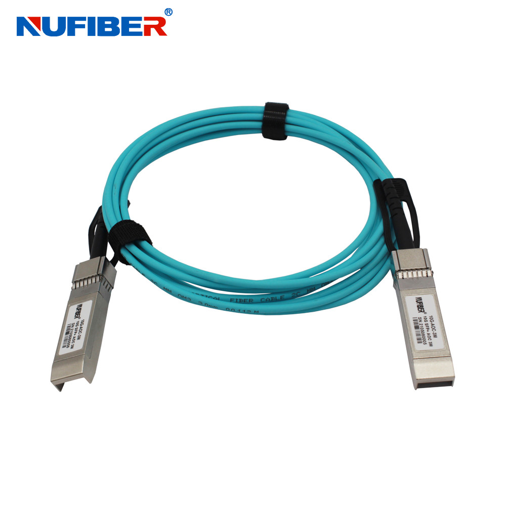 China OEM Cisco Compatible with 10G SFP+ to 10G SFP+ Active Optical Cable OM3 1m/3m/5m/10m wholesale