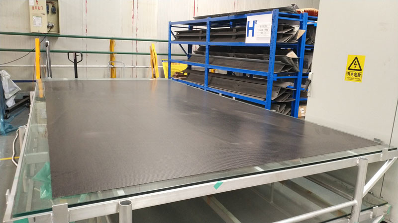China Los productos de material ligero de fibra de carbono para dispositivos de rayos X utilizan piezas personalizadas wholesale