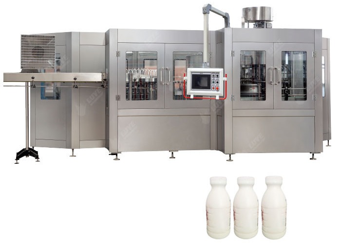China High Performance Automatic Juice Milk Filling Sealing Machine 4000BPH Touch Screen wholesale