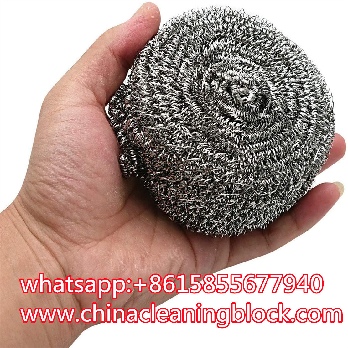China Stainless Steel Heavy Weight Scouring Pads - 12/Pack wholesale