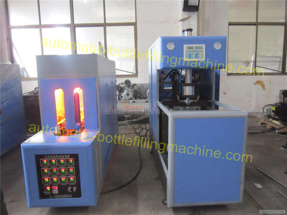 China 3 Phases Extrusion Bottle Blowing Machine 12KW With Pneumatic Acting Part wholesale