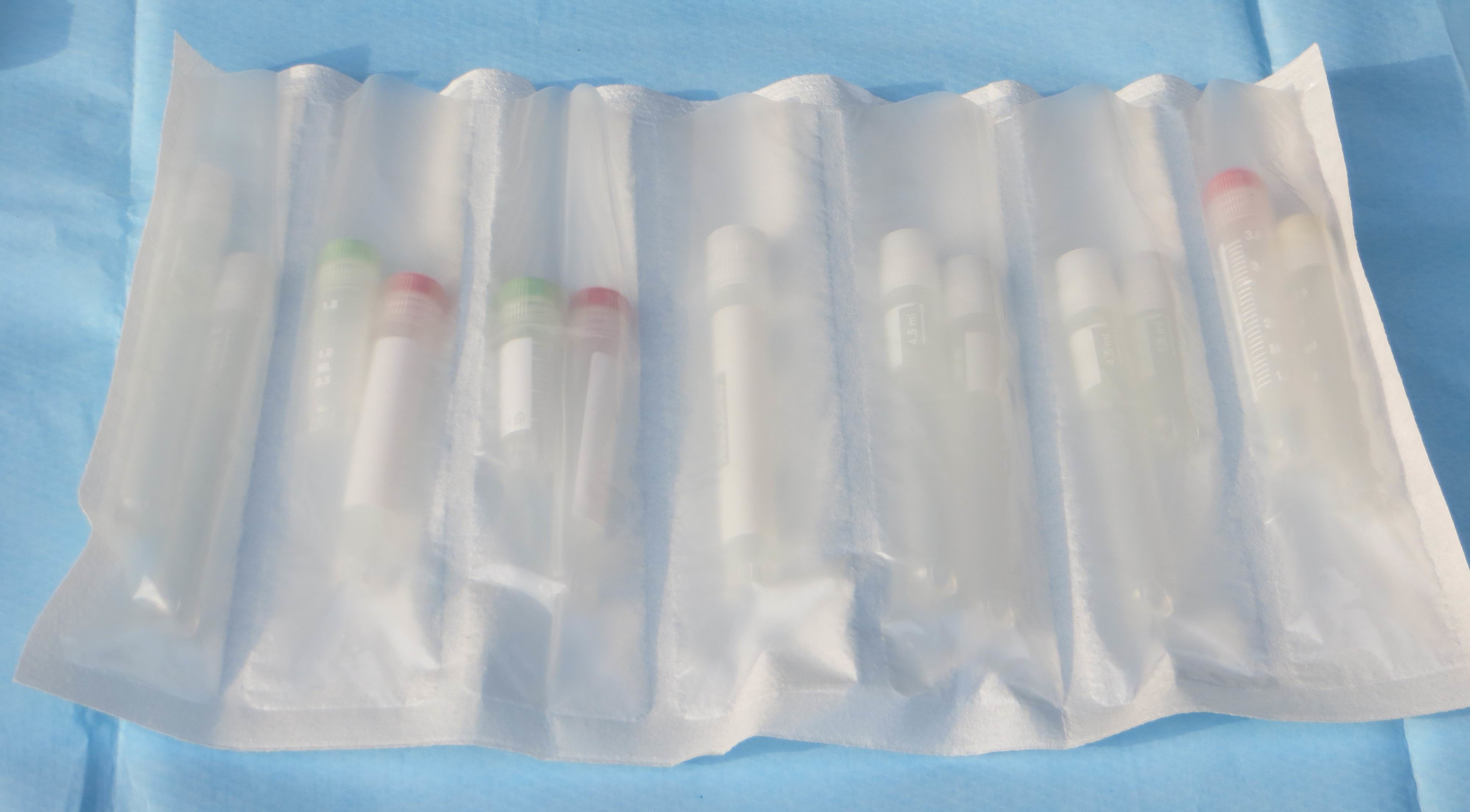 China 95kPa Medical Waste Biohazard Disposal Bags 7 Slotted Absorbent Pocket wholesale