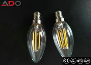 China C35 Shape E12 Led Filament Bulb Ac 120v 4w 2700k With Clear Glass Cover wholesale