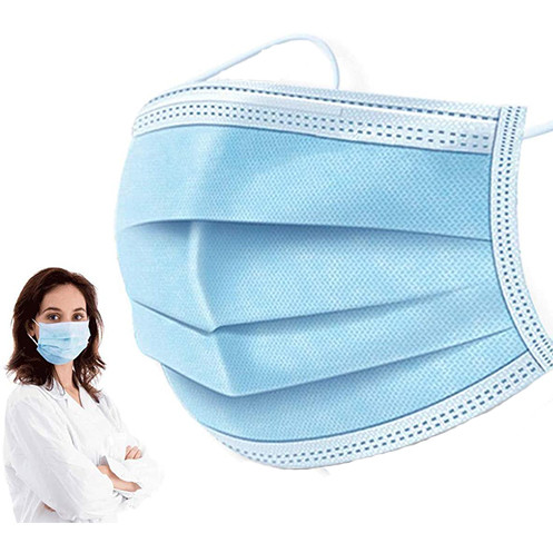 China Liquid Proof Non Woven Disposable Mask 3 Ply Air Pollution Protection Mask wholesale