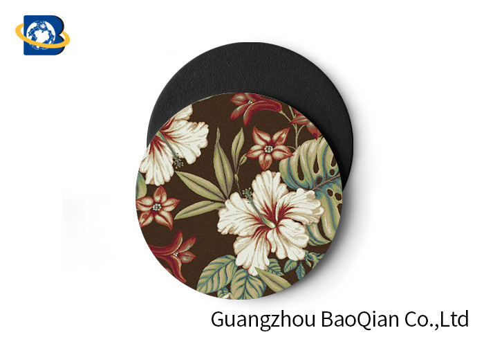 China Vivid Depth Effect 3D Floral Lenticular Coasters PET/ EVA Material Customized Size wholesale