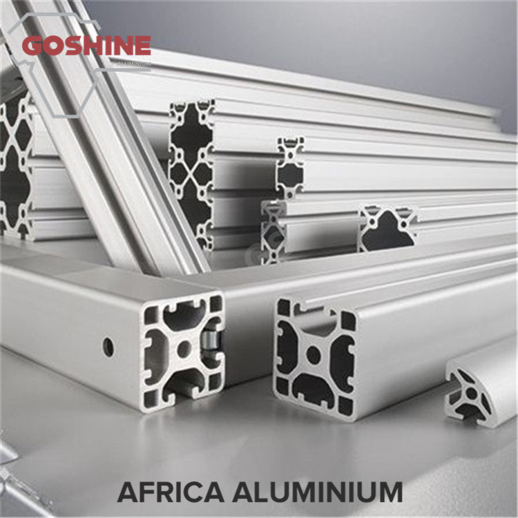 China 6061 T5 T6 Industrial Aluminium Profiles Aluminum Extruded Sections Anodize Surface wholesale