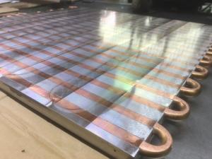 China Aluminium Liquid Cold Plate Water Cooling Plate Heatsink Large Cooler Disc wholesale