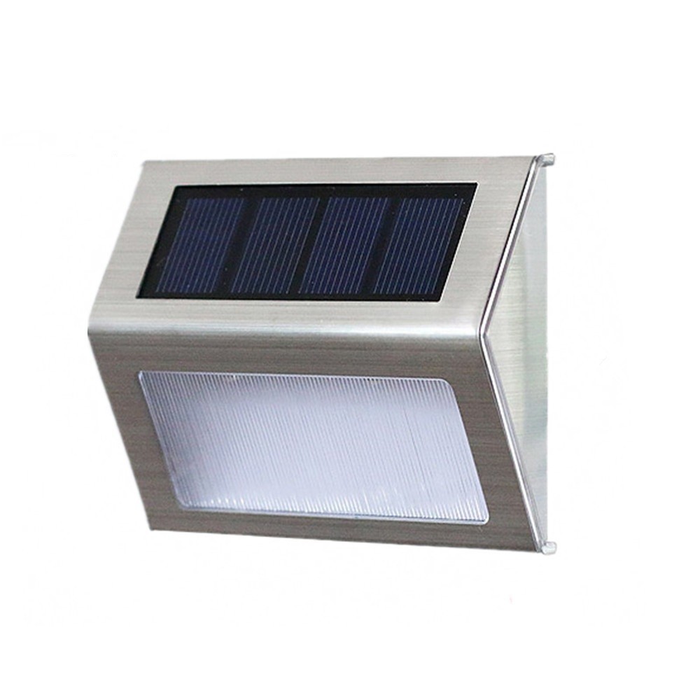 China IP65 Waterproof Outdoor Power Motion Sensor Steps Square Waterproof Solar Garden Staircase Lights Wall Lamps wholesale