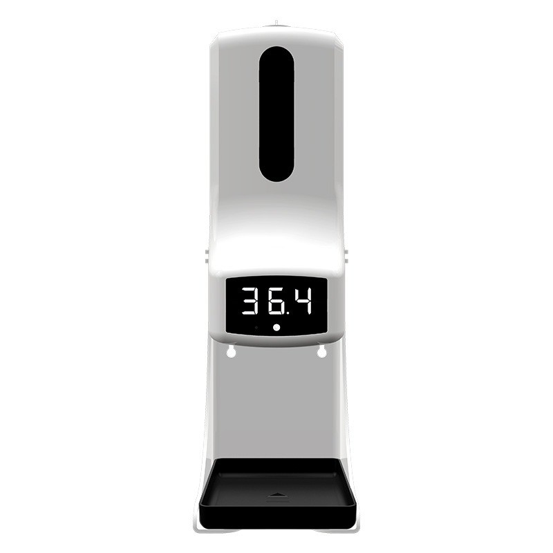 China 1000ML K9 pro thermometer intelligent soap dispenser 2 in 1automatic alcohol spray Gel sensor temperature wholesale