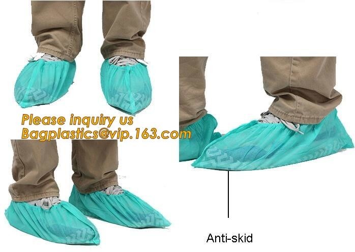 China Disposable Blue waterproof rain boot/shoe covers,rain cover for shoes,Eco-friendly Professional Shoe cover made in China wholesale