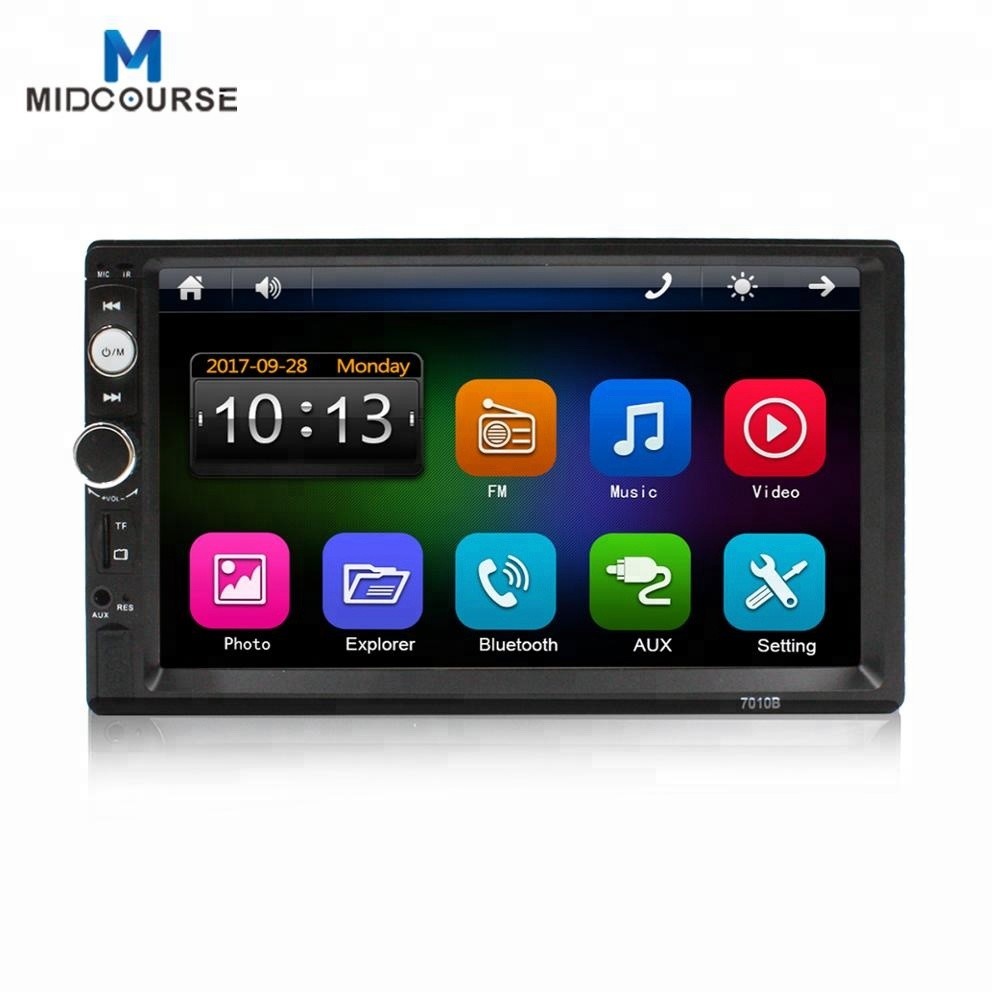 China Universal wholesale 7 inch touch screen Car Radio 2Din Car Audio Stereo Auto Audio Bluetooth 1080P FM Radio wholesale
