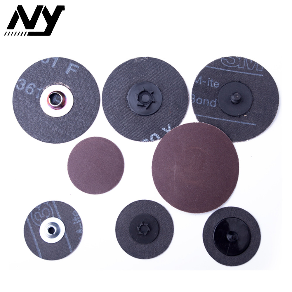 China Brown Rolock Quick Change Disc For Stainless Steel Sectional Polishing  361f 3m wholesale