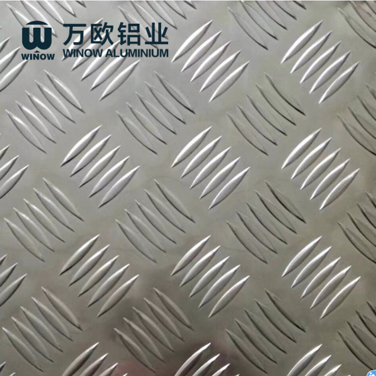 China 3003 Aluminum Checkered Plate Stair Treads And 5 Bars Aluminium Tread Plate wholesale