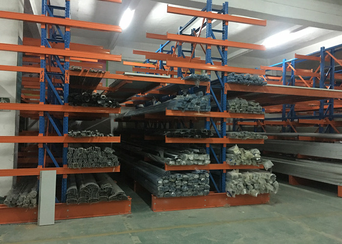 China Irregular Shape Cantilever Racking System Material Storage Anti Corrosion wholesale