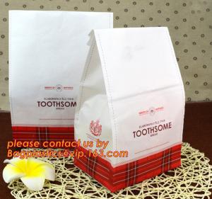 China Customize Translucent Window Brown Greaseproof Kraft Paper Bag Special Opp Window Shape, window bags, greaseproof paper wholesale