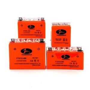 China YTX12 BS Black Square Gel Type Motorcycle Battery Maintenance Free 1.9kg wholesale