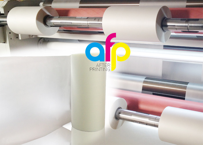 China Scratch Resistant Polyester Laminating Film For Paper Lamination Soft Touch wholesale