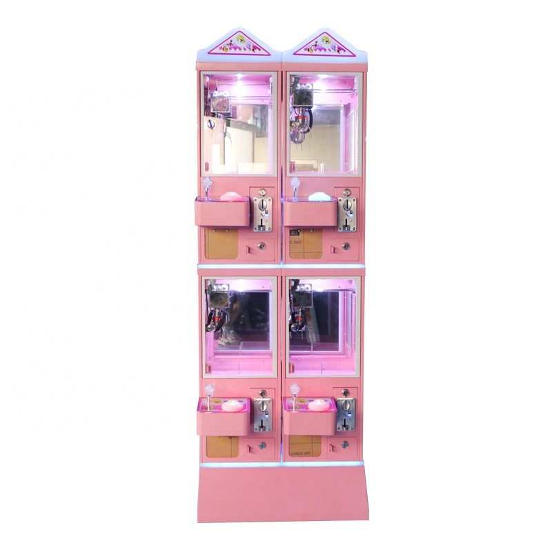 China Anti Shaking Metal Cabinet 4 Player Toy Catcher Machine wholesale