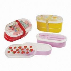 China Lunch Boxes, Made of Plastic, BPA-free, Customized Designs are Accepted wholesale