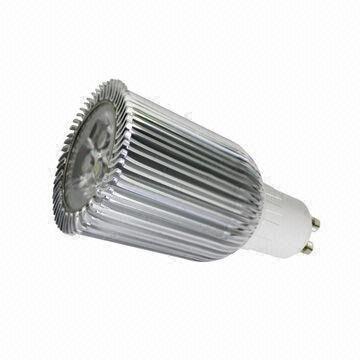 China GU10 LED Bulb with 100 to 240V AC, 50/60Hz Input Voltage, No UV/IR Radiation, CE-/RoHS-marked wholesale