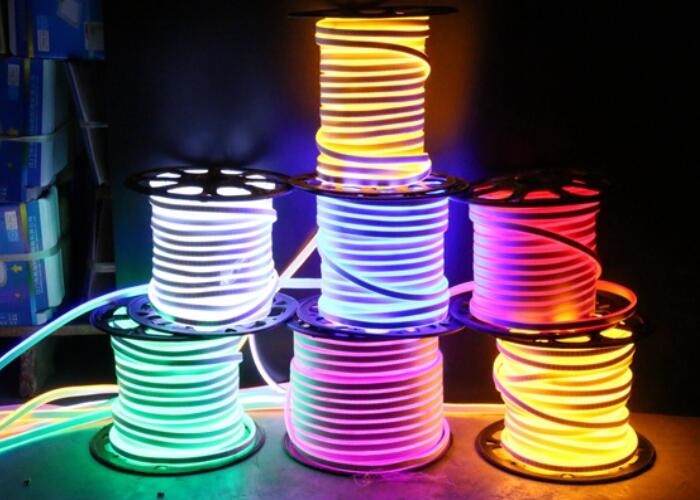 China 7W 700LM 110V Flex LED Neon Tube Light For Indoor Decoration Warm White wholesale