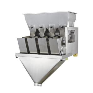 China CE Certificate 304SS 4 Head Linear Weigher For Tin Cans Nut Filling wholesale