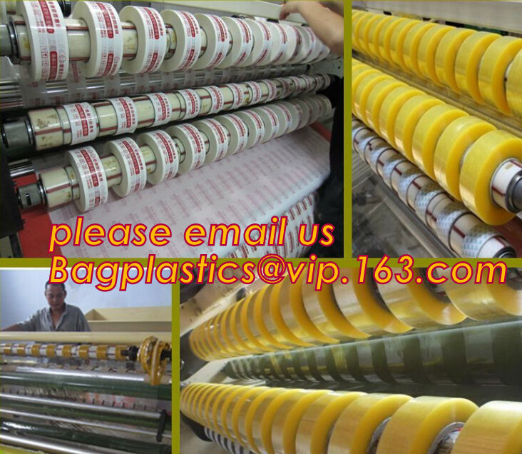 China Double-sided jumbo roll Double-sided tape Double-sided foam tape,BOPP color tape Super clear packing tape Low noise pack wholesale