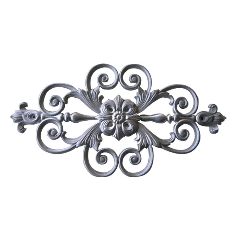 China Decorative Cast Iron Fence Parts / Rosettes Ornament Cast Iron Gate Panels wholesale