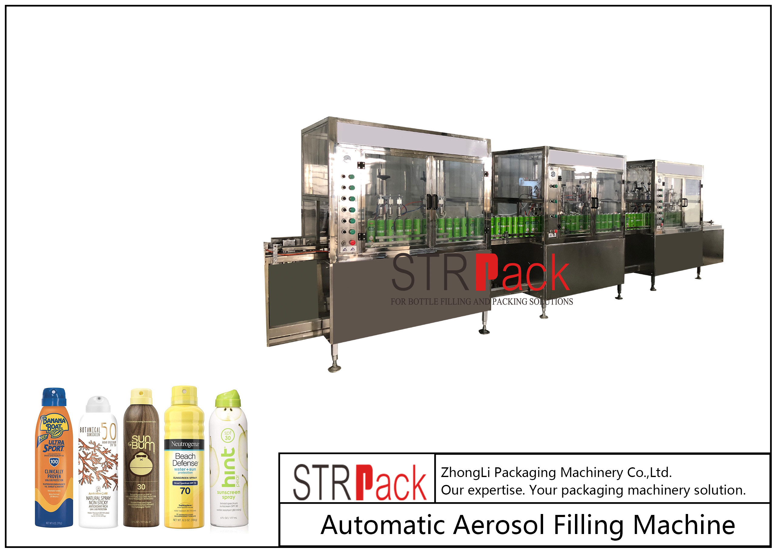 China 1200Cans/H 600ml Aerosol Filling Machine For Sunscreen Spray Production wholesale