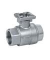 China 2PC Screwed Ball Valve with Mounted Pad wholesale