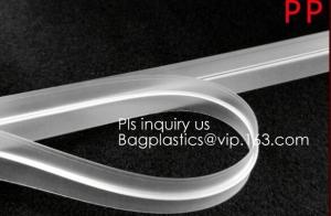 China PP/PE/PVC/EVA Plastic Flange Zipper For Pouch, PP Plastic Press To Close Reclosable Flange Zipper for Standard Zipper Po wholesale