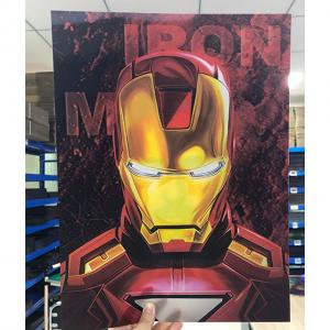 China 30x40cm 3D Animation Poster Lenticular Flip Pictures Of Marvel Comics Wall Art wholesale