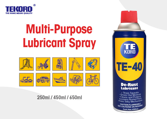 China Multi - Purpose Lubricant Spray / Spray Grease Lubricant For Lubricating All Moving Parts wholesale